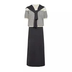 [국내백화점] JJ지고트 [3PCS] 베이직 단가라 원피스 세트 GS4N1OP401 [인기상품] 선물추천