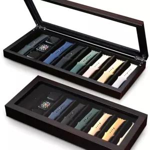 보관케이스 수납 케이스 스트랩 상자 수납함 원목 시계줄