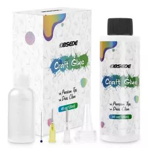 OBSEDE 아트 크래프트 종이 공예 카드 제작 스크랩북을 위한 정밀한 미세 팁이 포함된 4 Fl.oz 퀵 드라이