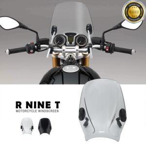 새로운 RNINET R T 오토바이 윈드실드 스크린 바이저 더블 버블 디플렉터