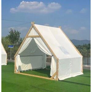 방갈로 텐트 조립식 삼각형 방수하우스 오두막 두꺼운 2 5x2 5 캠프 가족여행 쉘터