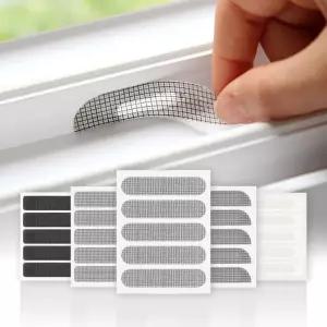 물구멍방충망 5P/창문방충망 배수구멍방충망 틈새막이 모기장 스티커 보수