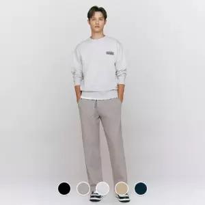 백화점 지오다노 남성 봄 스트레이트 일자핏 트레이닝 테리 팬츠 바지 115550