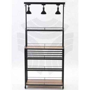 우산 식물등 선반 스탠드 30W 실내 프레임 철제 다육이 식물받침대 램프홀더 Light