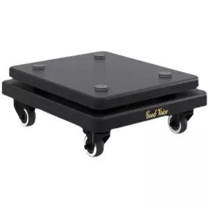 우퍼받침대 방진패드 삼성 호환 블랙 단층 방진매트