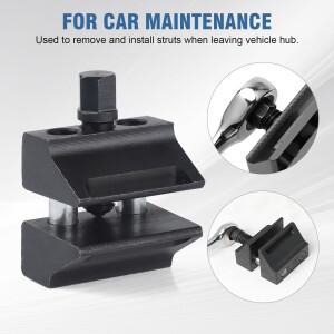 서스펜션 스트럿 스프레더 스티어링 너클 허브 분리기 쇼크 업소버 제거용 자동차 수리 도구 스틸 블랙
