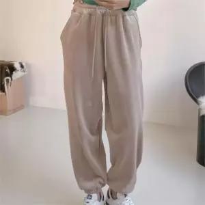 [다잇템]여자 트랙수트 기모팬츠 잔코듀로이 조거 바지 (9152424A)