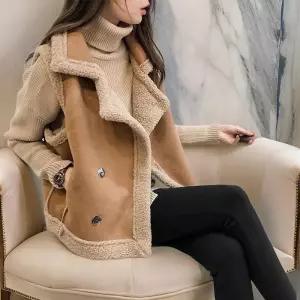 [다잇템]여자 페이크퍼 코디 베스트 무스탕 베스트 (30269048A)