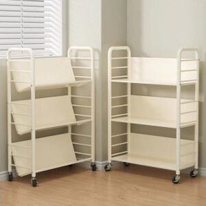 이동식 책꽂이 북 북웨건 책장 책 책수레 북카트 도서 정리함 선반 수레 간이 웨건