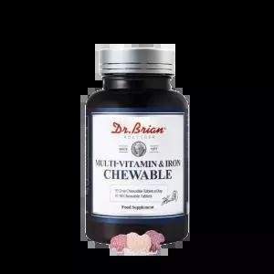 닥터브라이언 멀티비타민&철분 츄어블, 90정(3개월분), 1개