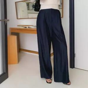 [신상오픈런]찰랑 봄여름 긴바지 하이웨이스트 데님와이드팬츠 (31796395)