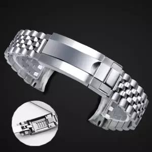 호환  Jubilee 서브 GMT 요트 데이토나 남성용 시계 밴드 럭셔리 팔찌 모드 부품 교체 20mm