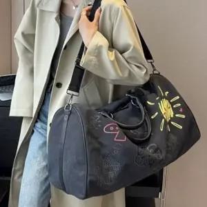 캔버스 그래픽스 빅사이즈 보스턴백 데일리백 가방 여행가방 크로스백