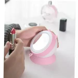 충전손난로 핑크 USB충전 LED거울손난로 충전식손난로