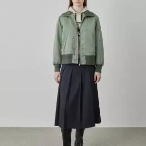 올리비아로렌 HC19 맞주름 포인트점퍼  VVBKA5S1391