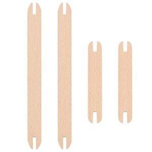 위비디 4종 나무 직조 셔틀 세트 DIY 공예 스웨터 스카프 태피스트리 뜨개질 바느질 액세서리 핸드 툴(11.8인치 / 30cm, 5.9인치 15cm)