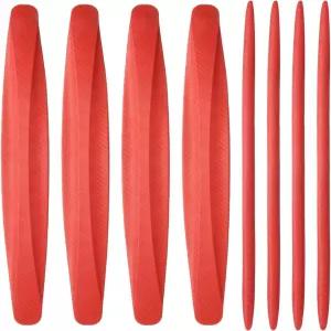 하핑턴 8pcs 자동차 범퍼 가드 스트립 충돌 방지 스크래치 프로텍터 트림 SUV 픽업 트럭용 유니버설 앞뒤