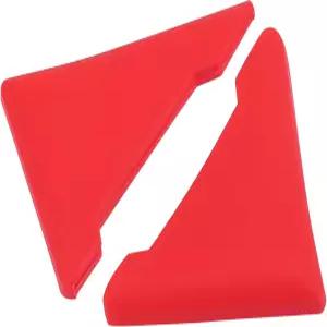 REPAIROCK 2pc PVC 유니버설 자동차 도어 코너 엣지 가드 범퍼 프로텍터 커버 빨간색 교체 부품