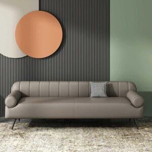 라운지 쇼파 가죽 호텔 카페 폭좁은 대기실 장의자