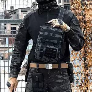 전술슬링백 남성 군용 어깨가방 캐주얼-WFHBF78