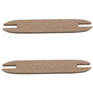 루이와어 2PCS 15cm 나무 뜨개질 바늘 직조 도구 셔틀 비치 DIY 스웨터 스카프 태피스트리 액세서리 공예