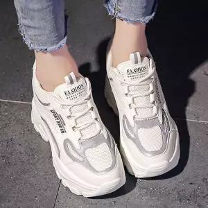 [베스트TOP100] 여성 225-250 메쉬 키높이 어글리 운동화 스니커즈