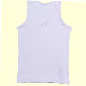 런닝 여아동 순면 베이직 무지 화이트 아이 유아 키즈