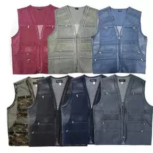 [JK스포츠]제이케이 남자 빅사이즈 등산 낚시 단체 행사 현장 타스란 작업 왕 망사조끼