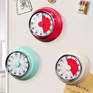 [베스트TOP100] 기계식 쿠킹타이머 요리 제빵 제과 쿠킹 타이머 자석