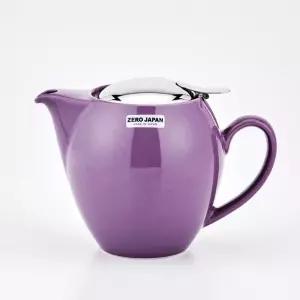 도자기주전자 제로재팬 도자기 라운드 티포트 히아신스 티팟 350ml