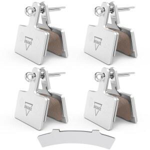 테크트로 시마노 TRP Deore Br-M575 B01s Mt200 M525 M515 T615 T675 M505 M495 M486 M485, 산악용 MTB 전기 자전거 브레이크 패드[4피스 브레이크+1 조정 도구]와 호환되는 세라믹 패드 세트