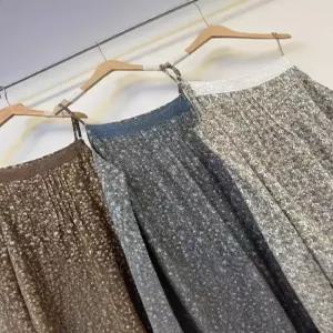 치마 여성용 롱 빈티지 쉬폰 기장 나시 레이스 바캉스룩 원픽1