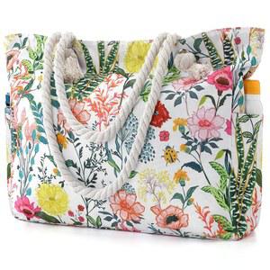 여성용 타발루 비치백 - 대형 비치 토트백, 수영장 식료품 여행용 모래 방지 풀백