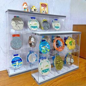 투명 메달 보관함 마라톤 디스플레이 훈장 전시 케이스 프레임