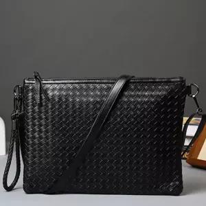 쿨샵 격자패턴 남성 클러치백 빅사이즈 클러치백