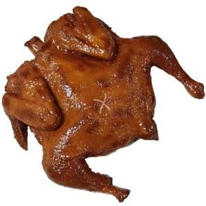 전기구이통닭 모형 로스트치킨 구운치킨 장식 16x14x3cm작은구운닭