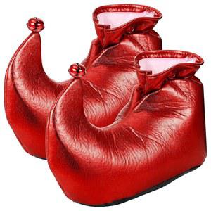 성인 엘프 신발 제스터 크리스마스 노벨티 디럭스 의상 액세서리 코스프레