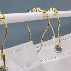 [에이치플러스몰]링 커튼 커텐 고리 설치 구슬 부자재 골드 부드러운