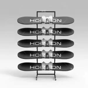 스키 진열대 보관 스탠드 전시 스키샵 걸이 보드 랙