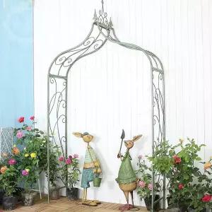 넝쿨지지대 장미 아치 조경 마당 정원데코 인테리어