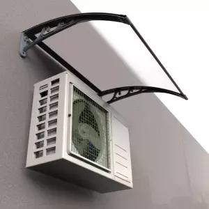 비가림막 차양 테라스 렉산 지붕 60x105cm 반투명 그늘막