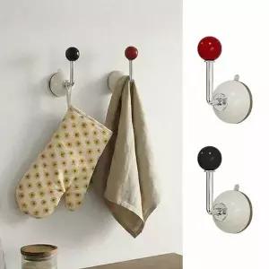 히키스 IUZ079O6 무타공 강력흡착 인테리어 벽후크 수건 모자 옷걸이 행거 LH190