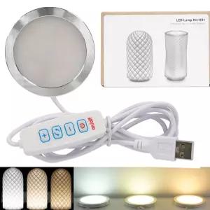 밤부 랩 메이커월드 3D 프린팅 DIY 하드웨어 모델 예비 부품 5V USB 전원 3000K 웜 라이트용 LED 램프 키트