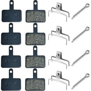 Locget 자전거 브레이크 패드, 시마노 MT200용 고성능 수지 세미 메탈릭 산악 디스크 TRP/텍트로/시마노 데어 B01S M525 M575용 패드 장착