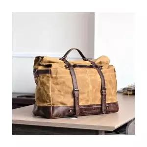 야무치 남자 데일리룩 가방 토트백 대용량 빈티지 캔버스 여행 기저귀 소가죽 KUK5