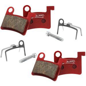 DYISLAND MT600 전기 자전거 디스크 브레이크 패드 두 쌍, LD-200PLUS LD4X-600에 적합, (반금속/ 소결금속)