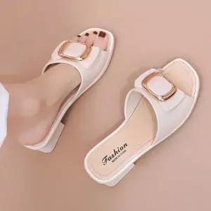 인기상품 여성 미들힐 뮬슬리퍼 1P 사무실 여름 오픈토 슈즈 [WFHOH65_260317]