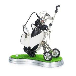 골프백미니어쳐 홀더 인테리어 케이스 데스크탑 데코 홀인원 데스크장 데스크