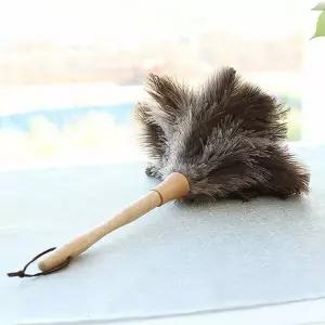 천연 LIR967E3 타조깃털 먼지털이 먼지떨이 먼지제거