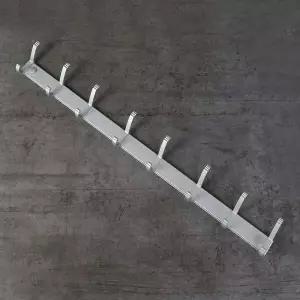 16구 UWP823R4 벽고정 후크 옷걸이 알루미늄 벽걸이 행거